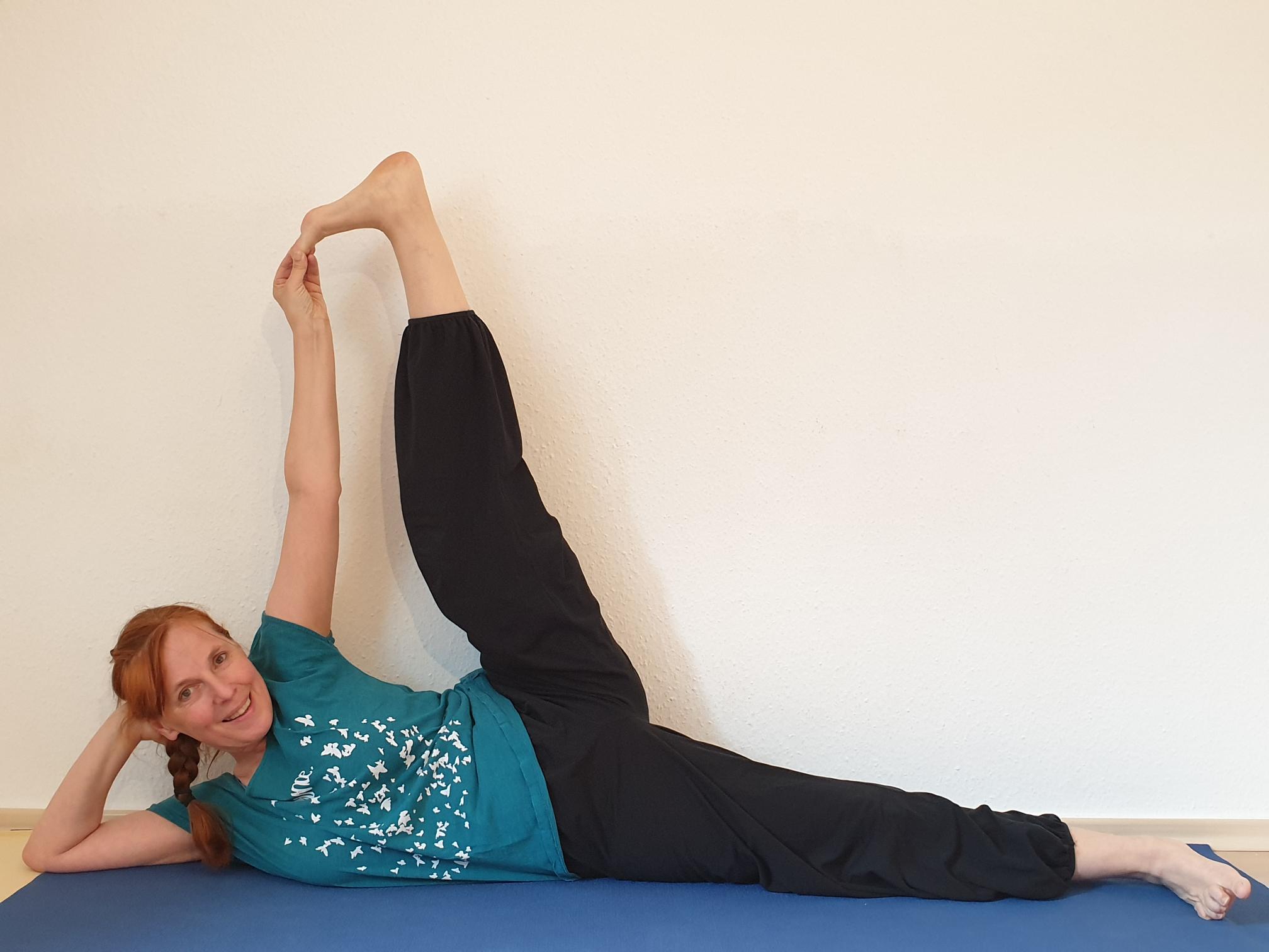 Eva Breuer beim Yoga
