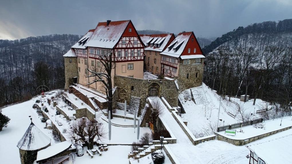 Burg Bodenstein im Winter