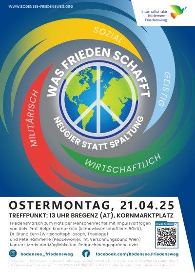 Bodensee Friedensweg am Ostermontag 2025