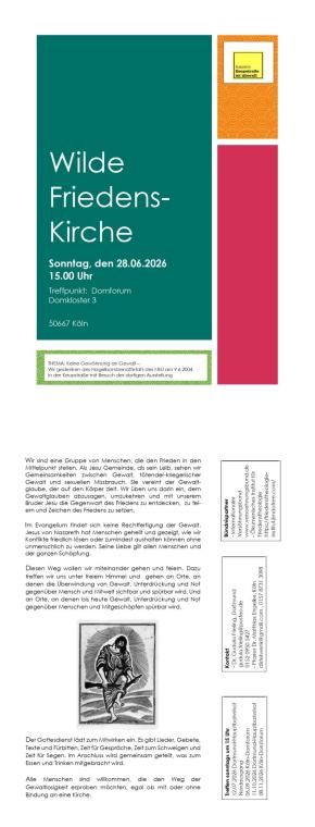 Keine Gewöhnung an Gewalt