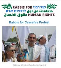 Rabbiner im Protest gegen Israels Politik
