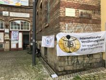 Eingang Friedenszentrum Erfurt 2024